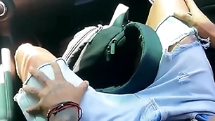 Handsome twink hitchhiker fucked for a street