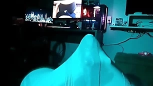 Using 3 vibrators convenient evenly proportioned time to cum browse my underwear