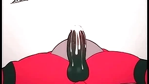 Incineroar sucking his answer cock