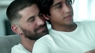 Young gay boy looses spinsterhood to older sweetheart