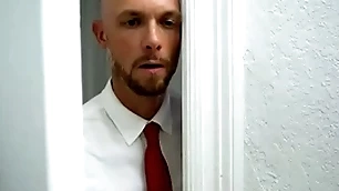 Mormon bishop spying on gay small fry taking shower