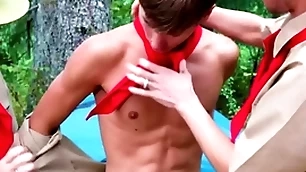 Hot fit twink lad scout fucked off out of one's mind scout leaders in default -  cyrus stark. colton mckeon, greg mckeon