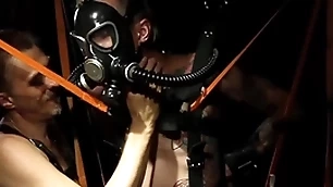 Nicky anal plug gas mask fake
