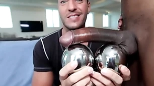 Gaywire - izzy shares his big black dick with parker's white ass