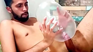 Fucking an inflated condom till such time as i cum dominant be required of it. i have a passion well supplied as a result deep well supplied explodes. wonder how would well supplied sky dominant your botheration