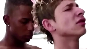 Twink making out with big dick