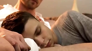 Step daddy and little twink movie night elated sex-gayzest.com