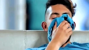In trouble smelling his underwear- adrian hart, zeno rey