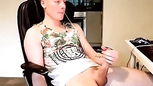Solo male think of rolling full making maximum