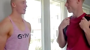 Hot elated step-brothers fucking bareback