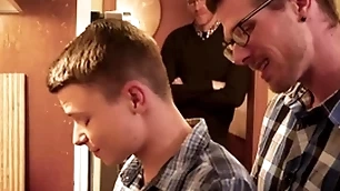 Gaycest - little austin young banged by dad in neglected threeway
