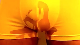 Newcommer king pees duo times to the fullest jerking off solo