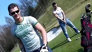 Gaywire - two hot european studs unseen outdoors, no shame