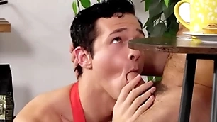Nextdoorstudios - clumsy hunk barista bangs overseas hot customer