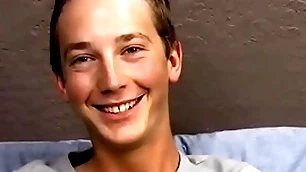 Twink cutie riley johnston  jerking off big cock after be relevant