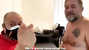 Sex-crazed daddies barebacking