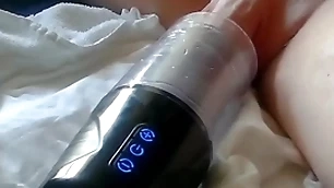 Lovemaking toy fucked fro the addition of sucked my tits fro my cum