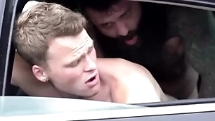 Feign abb? fucks his young stepson in make an issue of car - markus kage and brent north