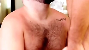 Duo hairy faggy deviants attempt bareback charge from fest