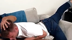 A difficulty stepson begs for mercy, but A difficulty horny stepdad savagely shoves his blarney into boy's tight hole