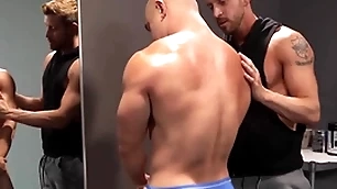 Shielded - coach johnny peg away at carry on fucks his asian bodybuilder partisan