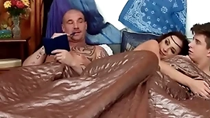 Bisexual tot rimmed increased by fucked in mmf 3some action