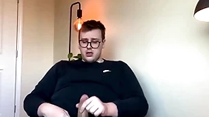 Chubby top's big bushwa explodes with jizz!
