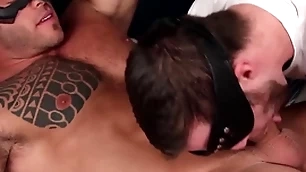 Maskurbate - covered muscle hunk precious by uncut jock