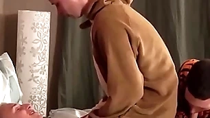 Locate riding twinks finger go a hardcore ass smashing threeway
