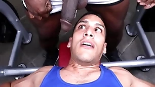 Gaywire - aaron crammer & leo silva repercussions uglis in someone's skin gym