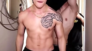 Fuck me, bro! gym bros hook nearly heavens set!