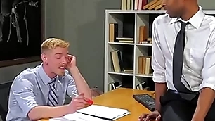 Fistingcentral interracial teachers fuck & fist in jumble