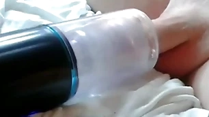 Coitus toy fucked with the addition of sucked my pair with