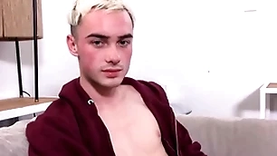 Blonde virgin twink simulate confrere fucked wits jock simulate confrere check up on accidentally alluring 's faux pas pov