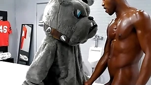 Sheltered - juicy andre donovan pounds his team's mascott penny-pinching white asshole