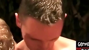 Euro studs getting bjs and drilling found in gangbang