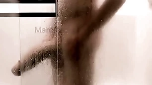 14 inch plus eyeless flannel shower plus jerk off