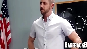 Male give form classes for twink student