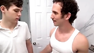 Young cute twink & greg mckeon sex in living precinct