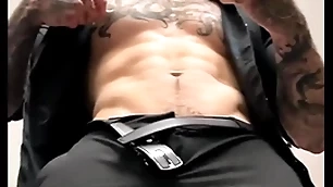 Stroking my stupendous cock with an increment of talking vilifying before shooting a huge tax